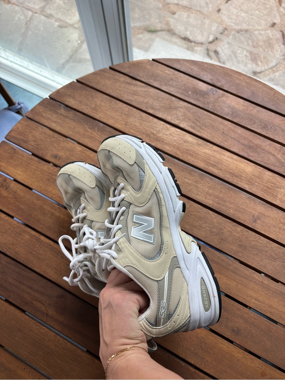 New Balance 530 Beige Sneakers
